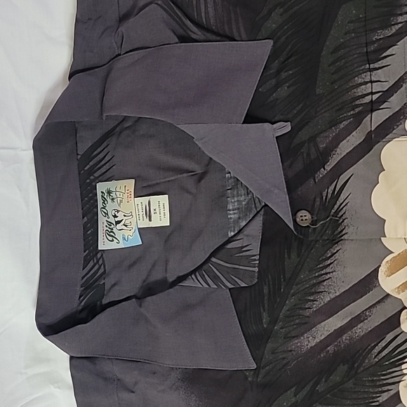 Men's Large Hawaiian Style Beer Cocktail Themed Shirt with All Over Loop Size 5X - Picture 5 of 10